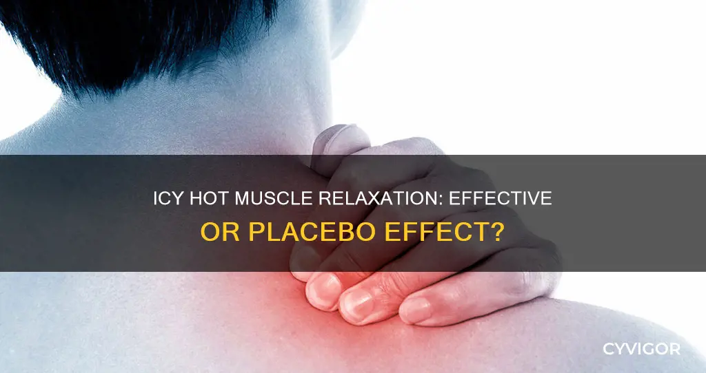does icy hot loosen muscles