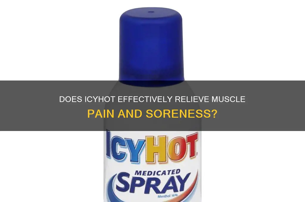 does icyhot work on muscle