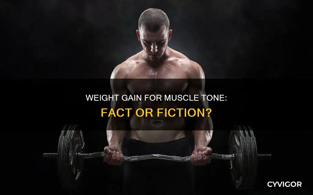 does increasing weight tone muscle