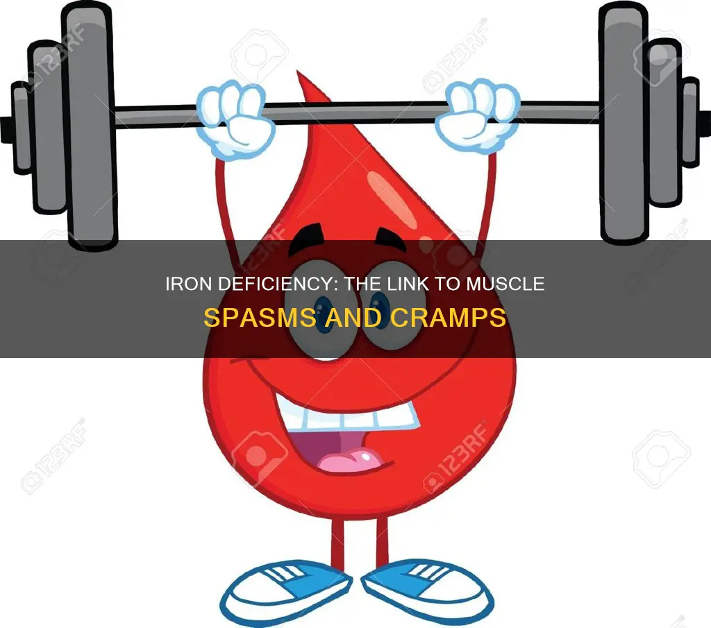 does iron deficiency cause muscle spasms