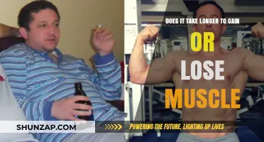 Muscle Gain vs. Loss: Which Process Takes More Time?