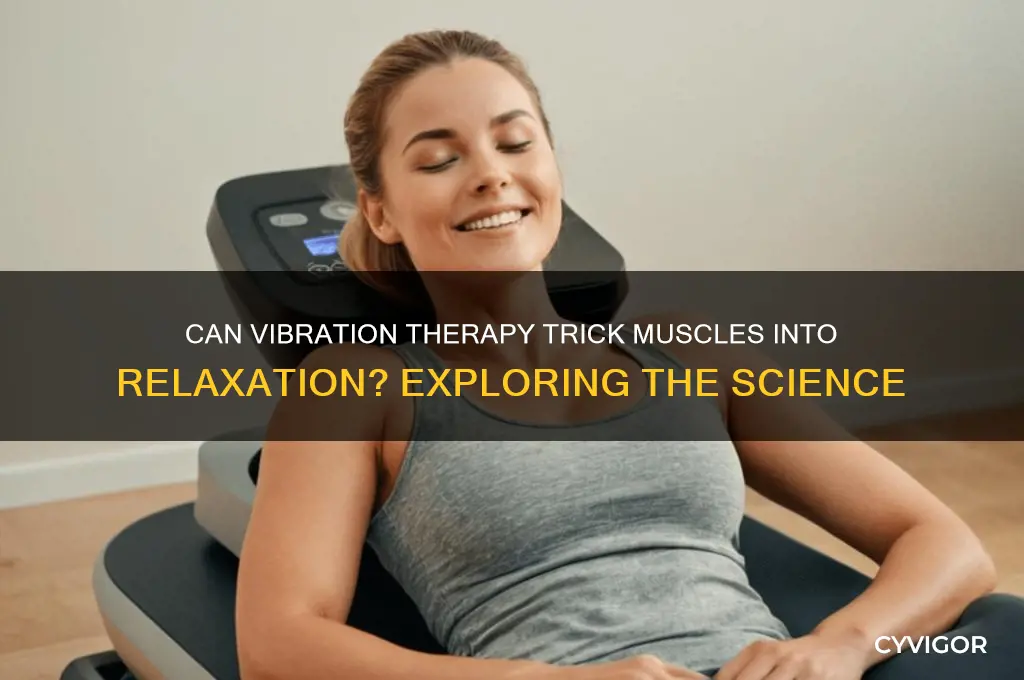 does ivbration confuse the muscle into relaxing