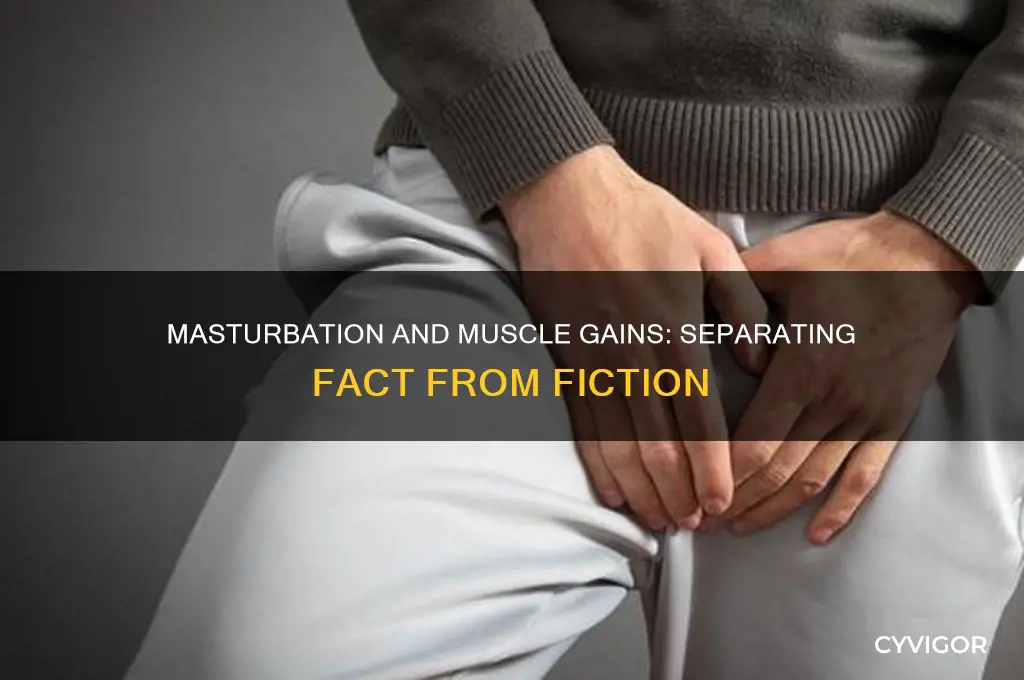 does jacking off hurt muscle gains