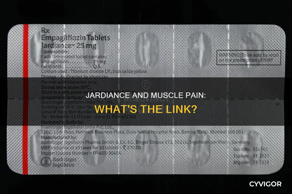 does jardiance cause muscle pain