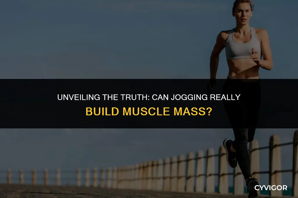 does jogging build muscle mass
