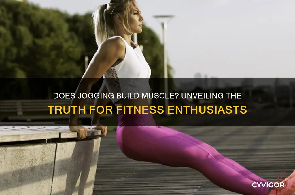 does jogging gain muscle
