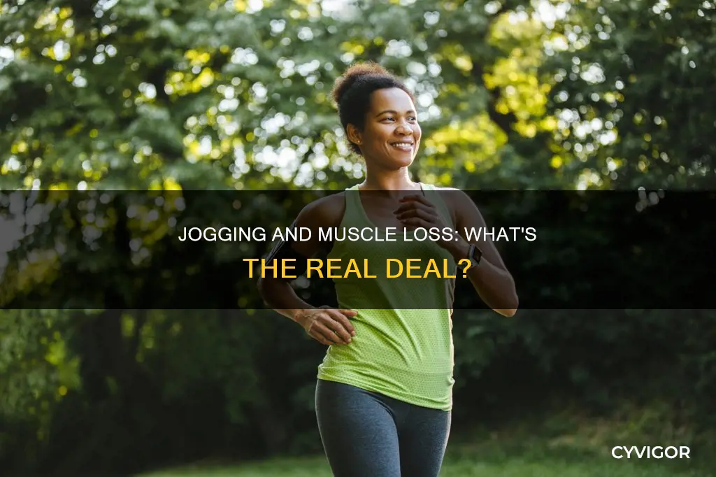 does jogging reduce muscle