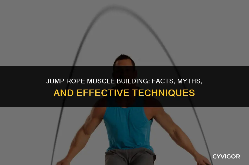 does jump rope build muscle