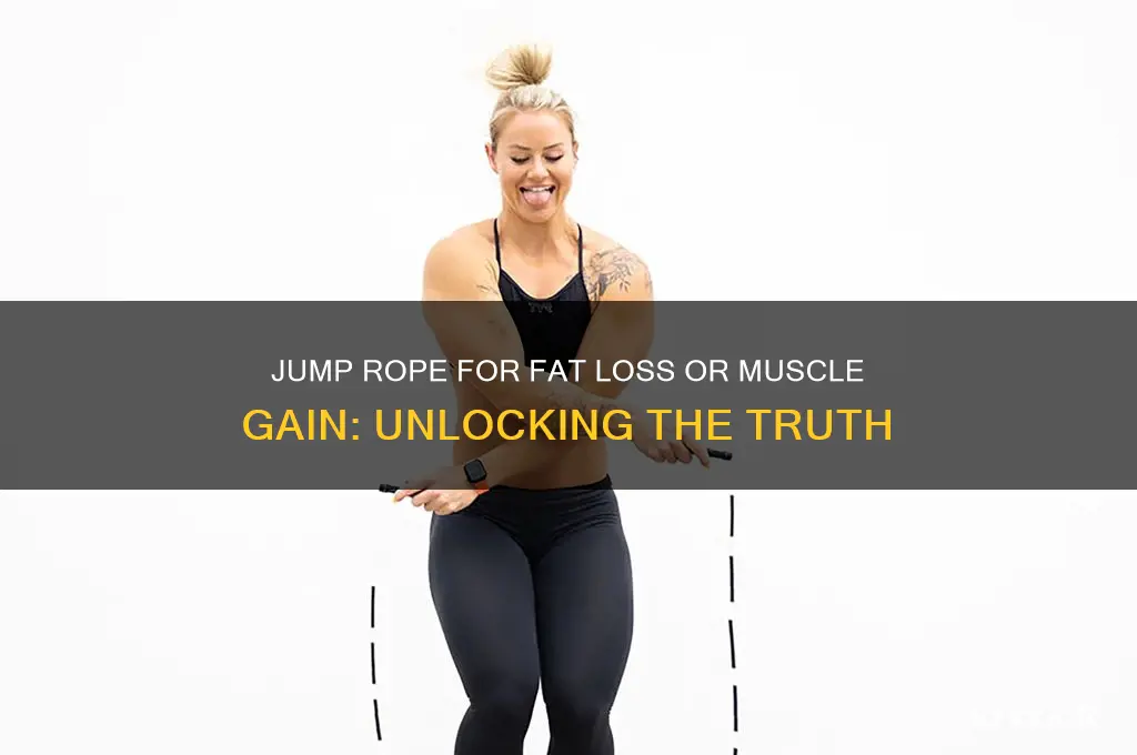 does jump rope lose fat or gain muscle