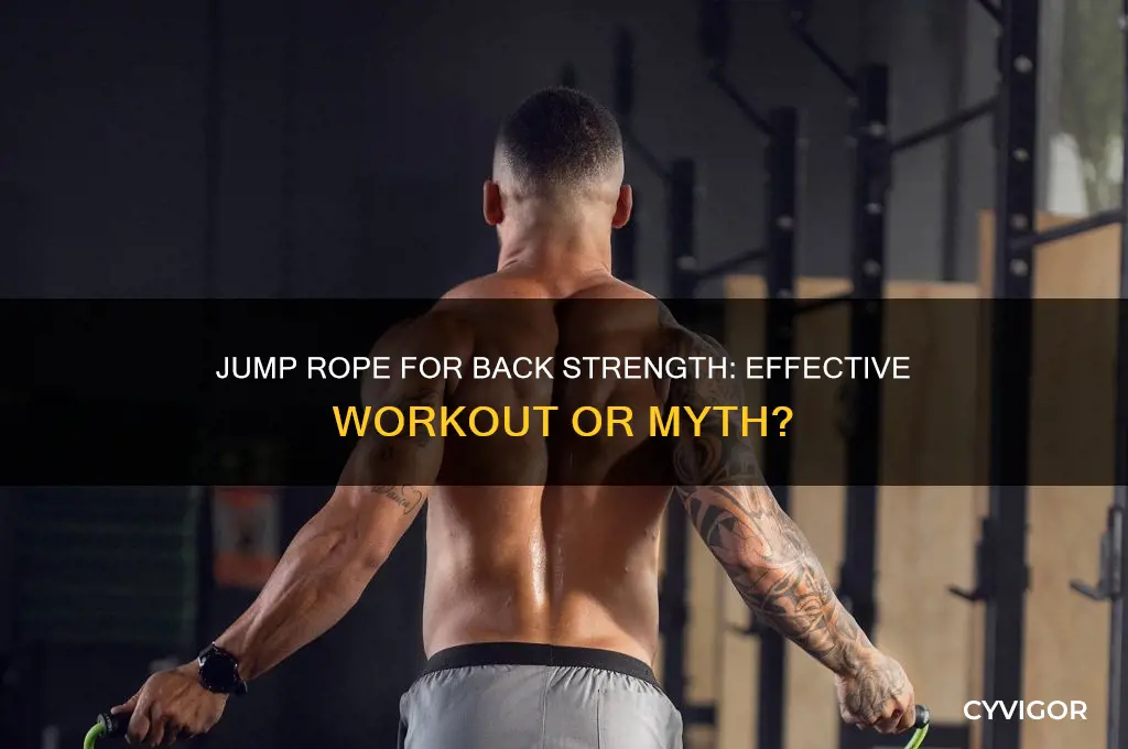 does jump rope work back muscles