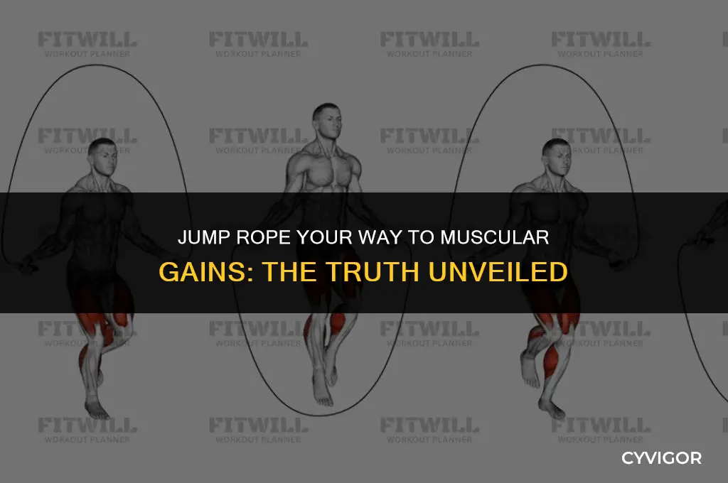 does jump roping build muscle