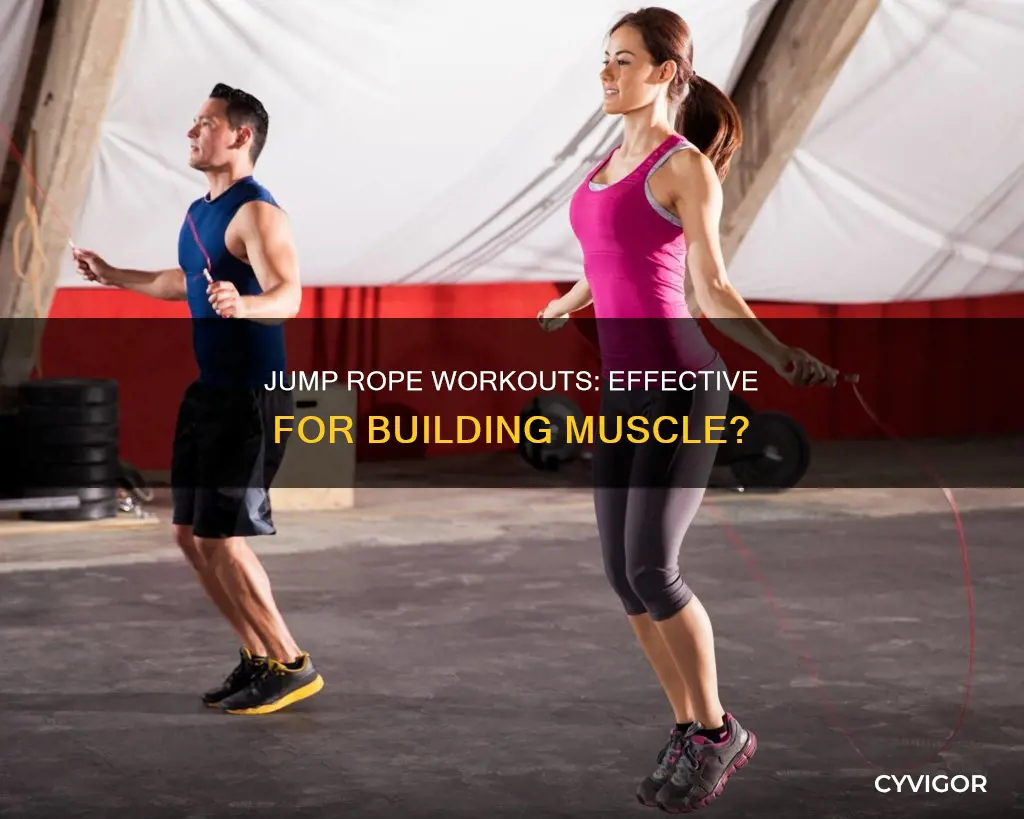 does jump roping develop muscle