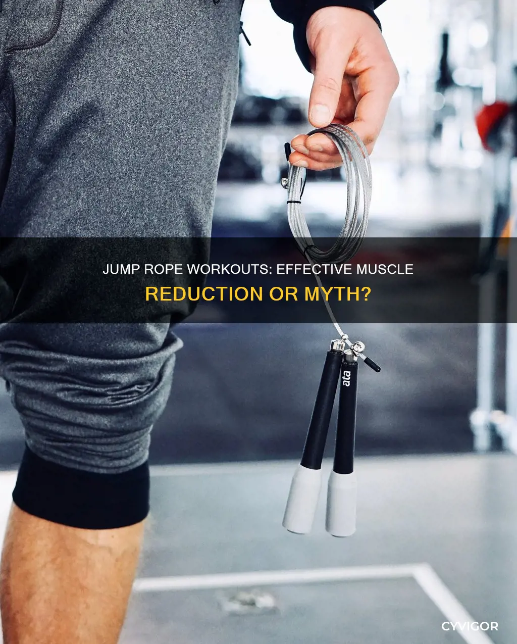 does jumping rope reduce muscle