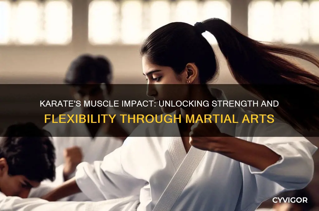 does karate work any muscles