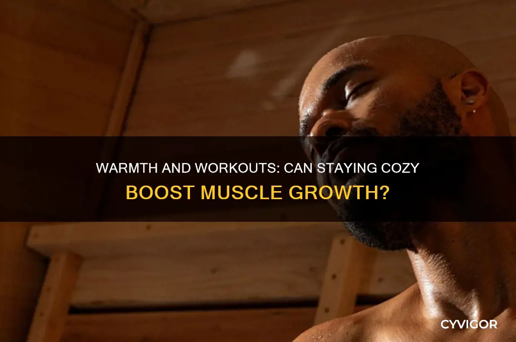 does keeping your body warm increase muscle gains
