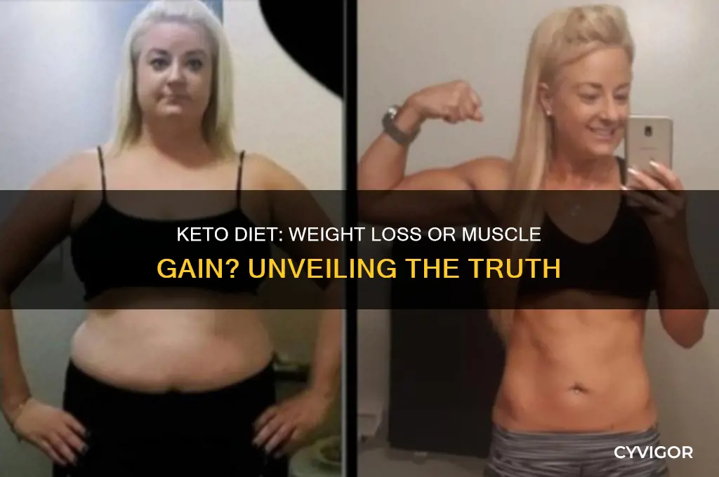 does keto lose weight or gain muscle