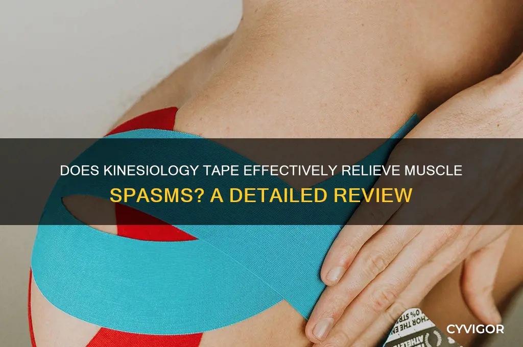 does kt tape work on muscle spasms