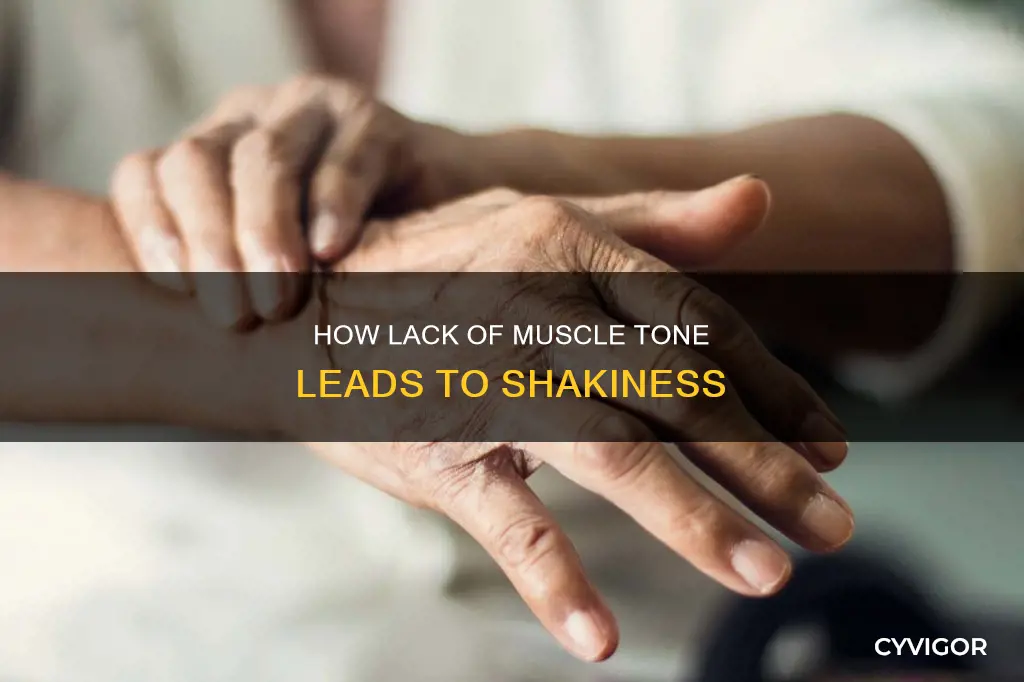 does lack of muscle tone cause shakiness