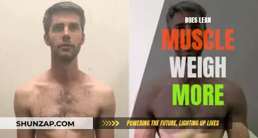 Lean Muscle: Does It Weigh More?