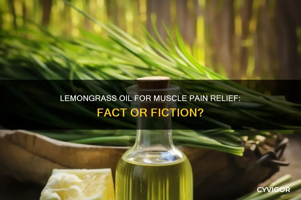 does lemongrass oil relieve muscle pain