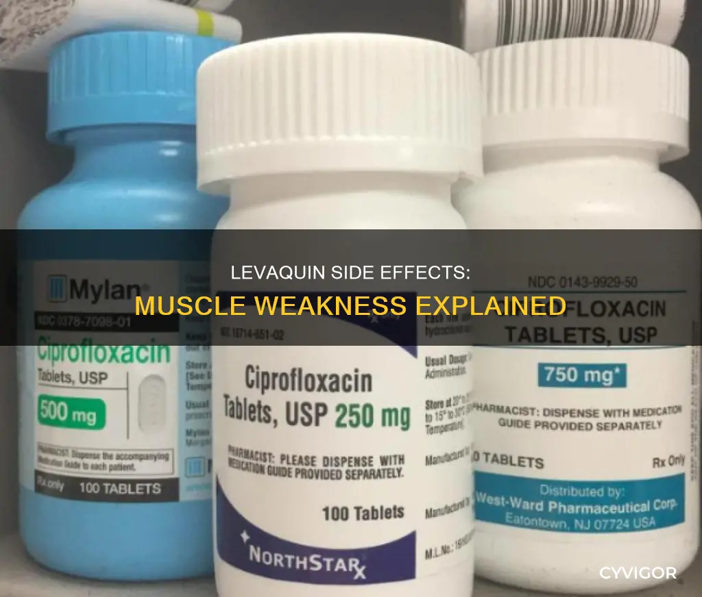 does levaquin cause muscle weakness