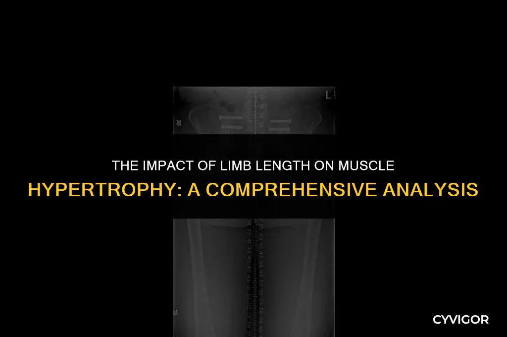 does limb length affect muscle hypertrophy