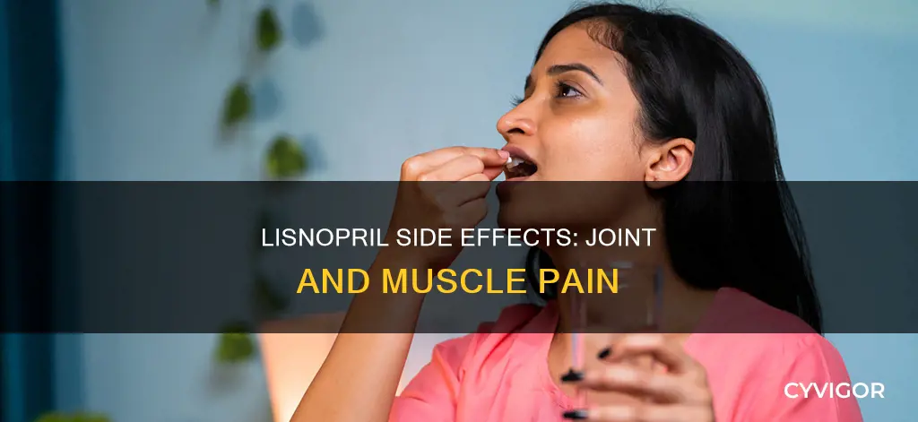 does lisinoprin cause joint and muscle pain