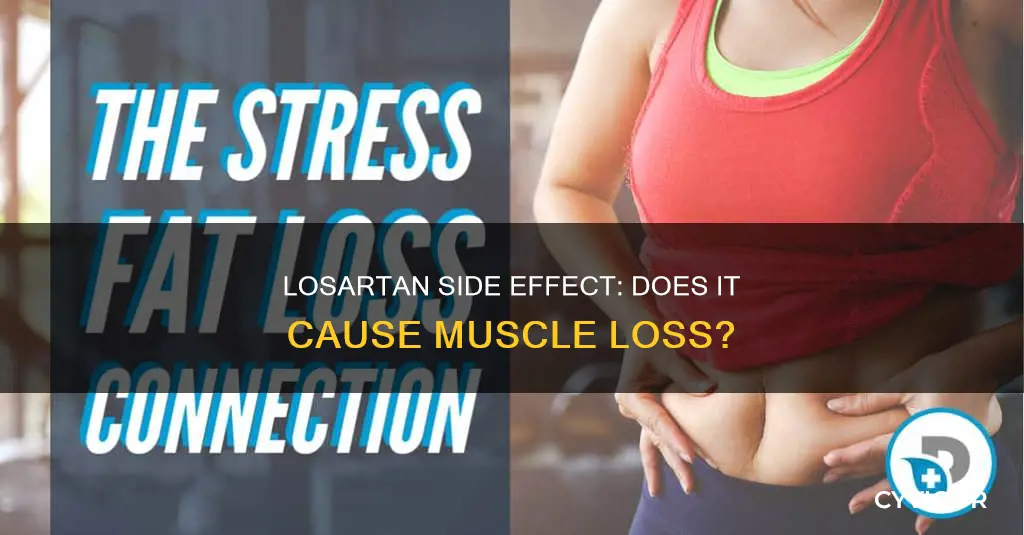 does losartan cause muscle loss