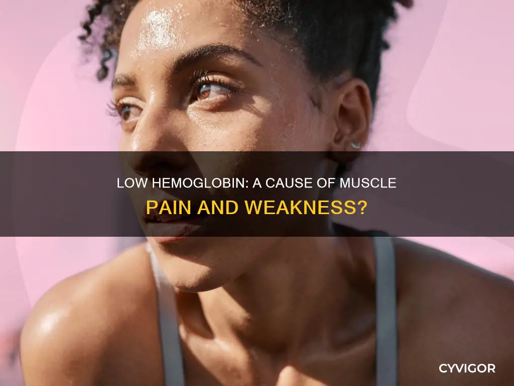 does low hemoglobin cause muscle pain