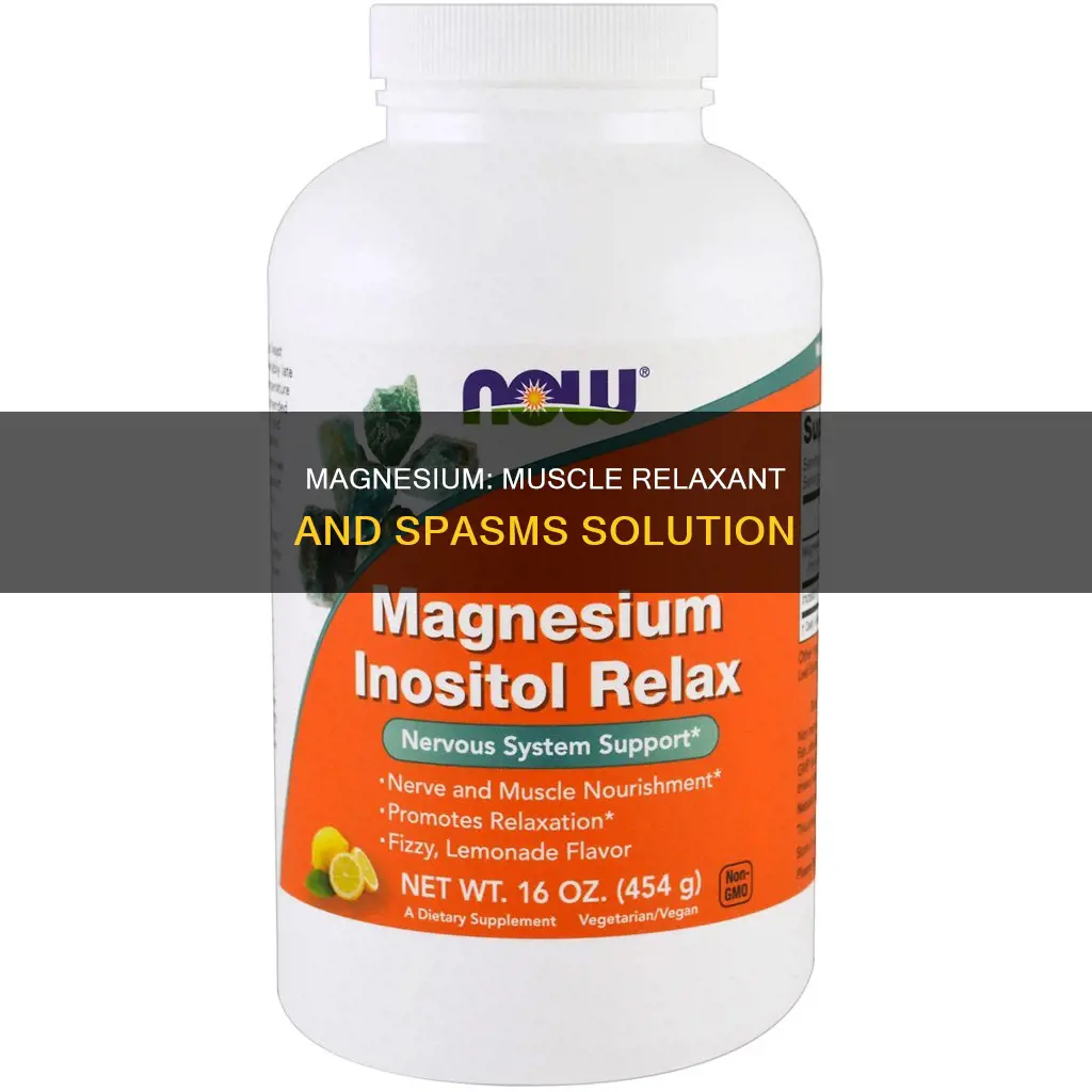 does magnesium loosen muscles