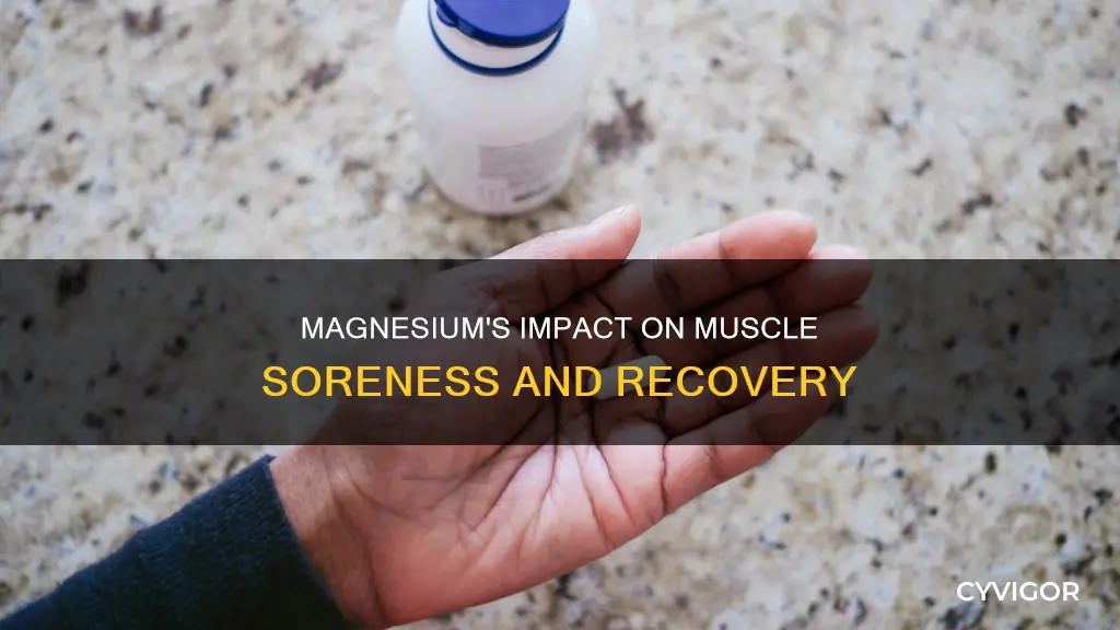 does magnesium reduce muscle soreness
