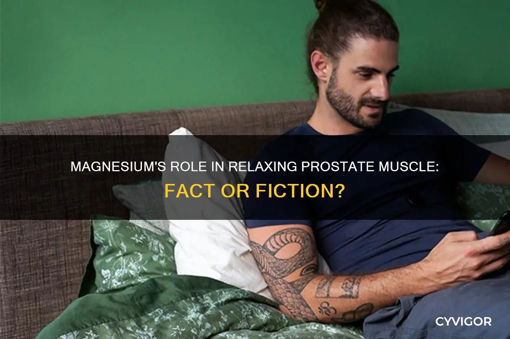 does magnesium relax prostate muscle