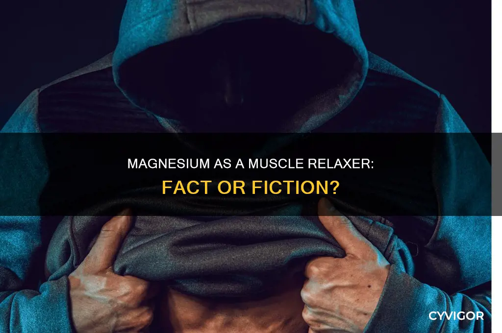 does magnesium work as a muscle relaxer
