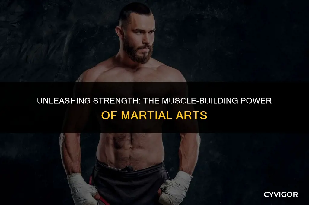 does martial arts build muscle