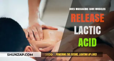 Massaging Sore Muscles: Does It Release Lactic Acid Effectively?