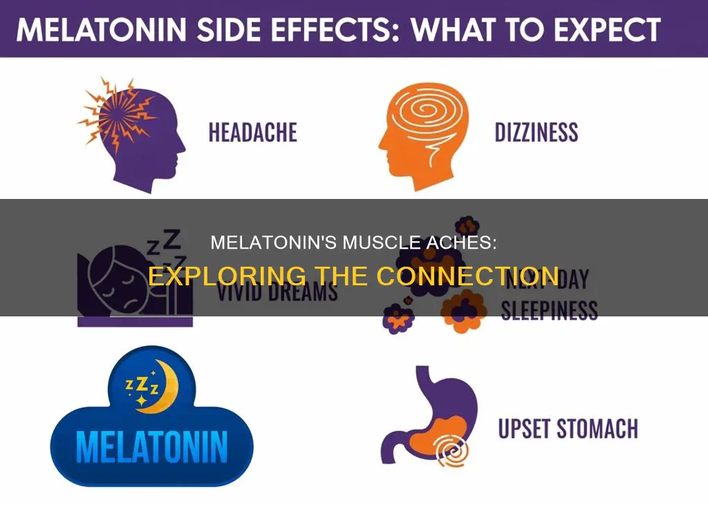 does melatonin cause muscle aches