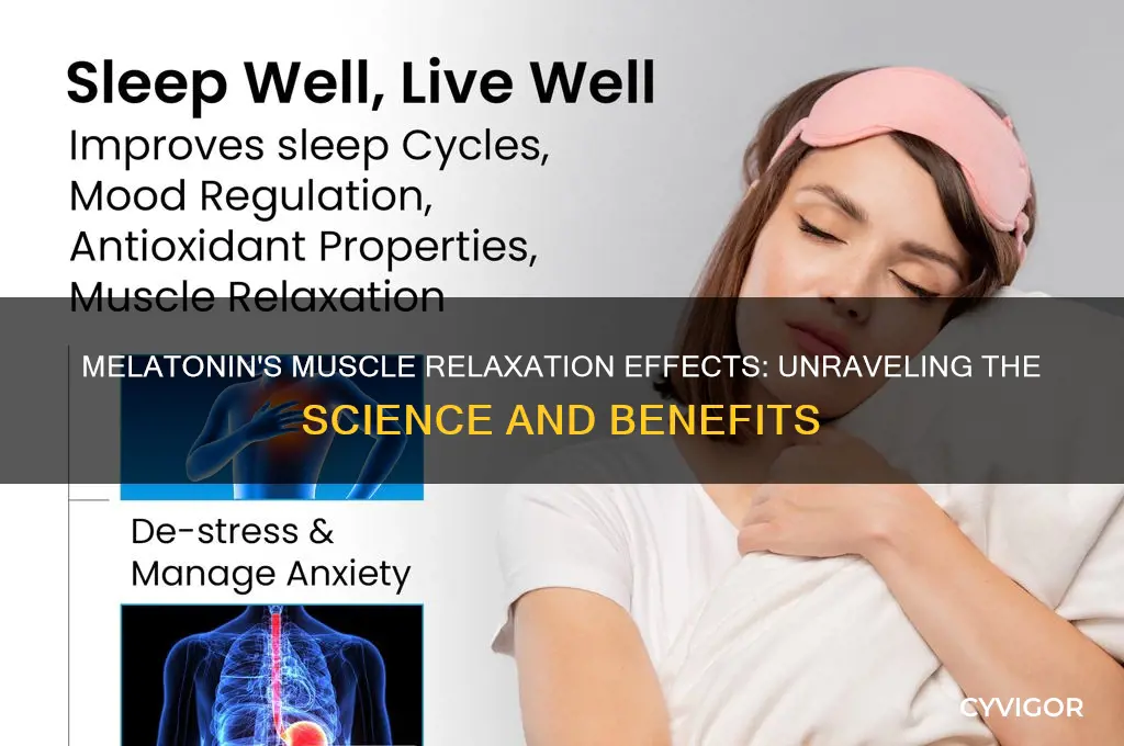 does melatonin relax les muscle