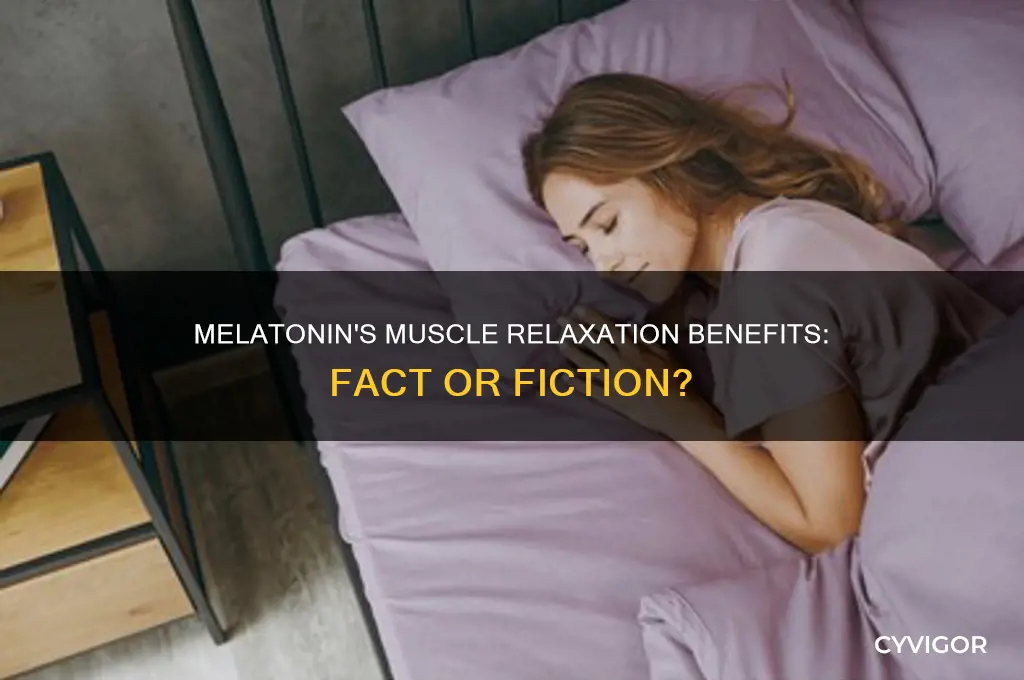 does melatonin relax muscles