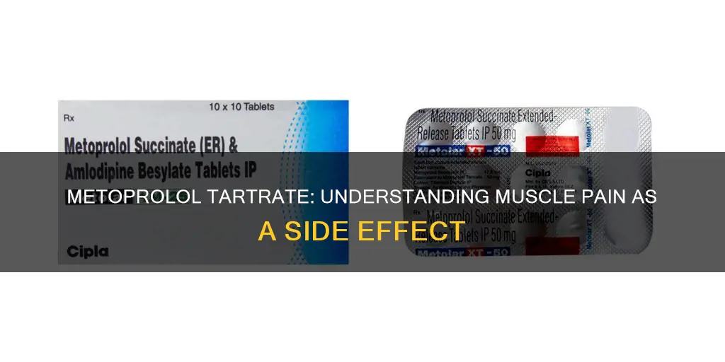 does metoprolol tartrate cause muscle pain