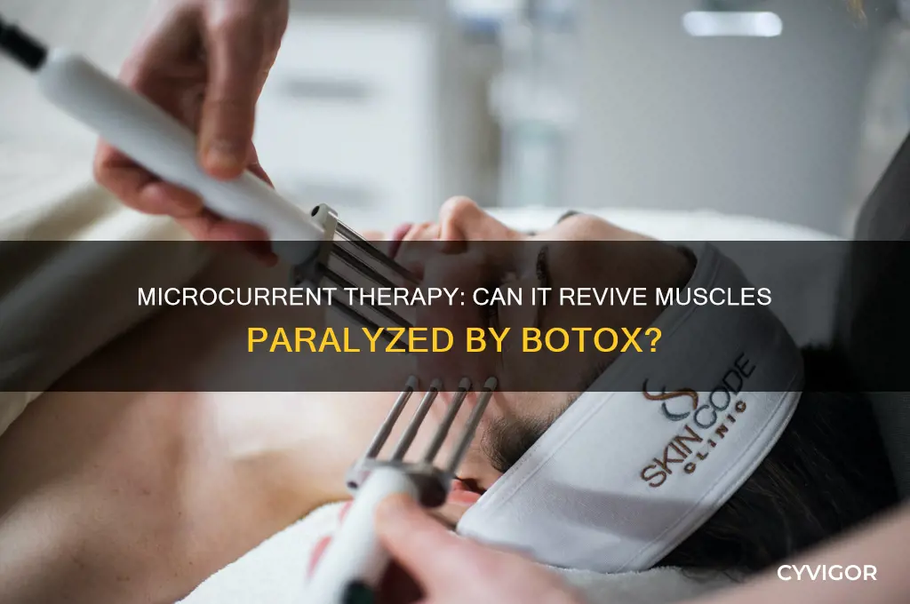 does microcurrent work on muscles that are paralized by botox