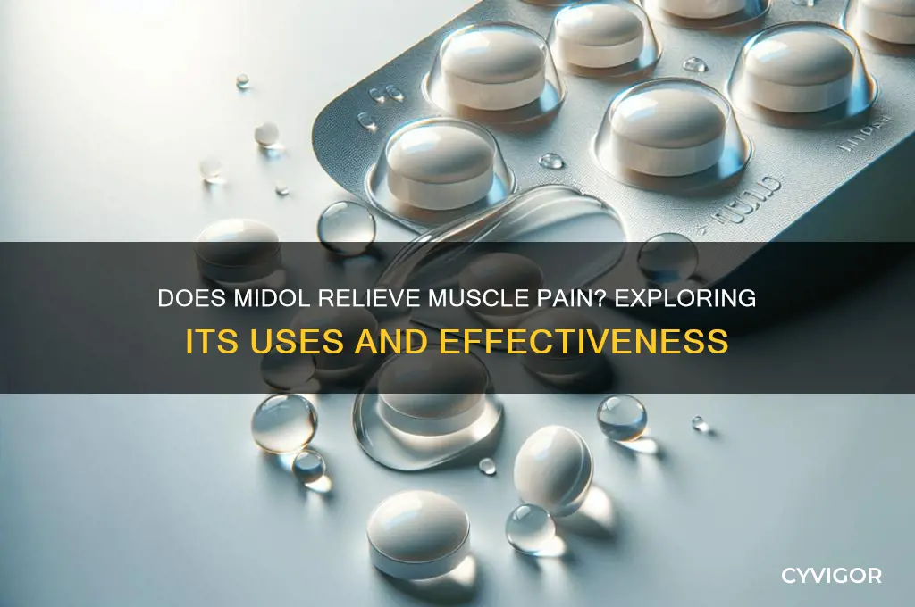 does midol work for muscle pain