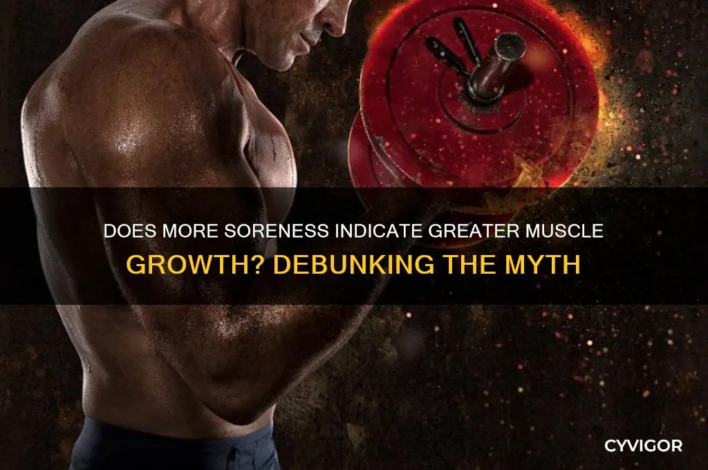 does more sore mean more muscle