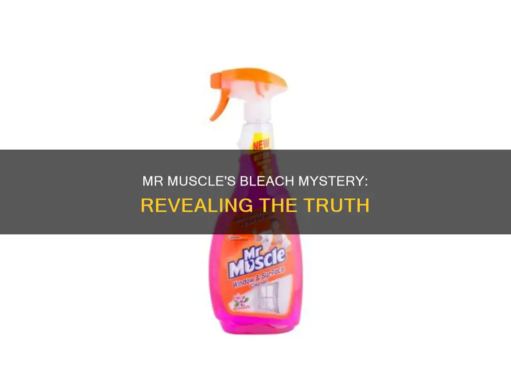 does mr muscle contain bleach