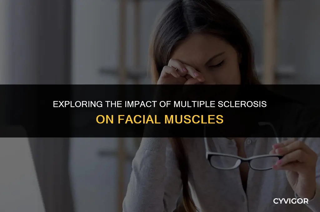does ms affect facial muscles