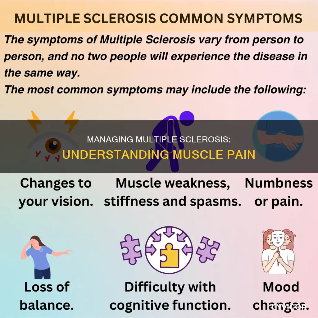 does multiple sclerosis cause muscle pain
