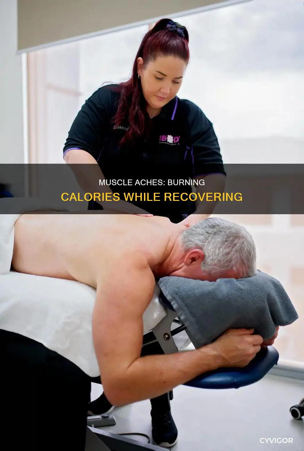 does muscle ache burn calories