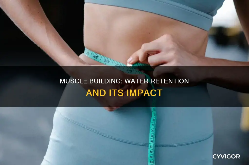 does muscle building cause water retention