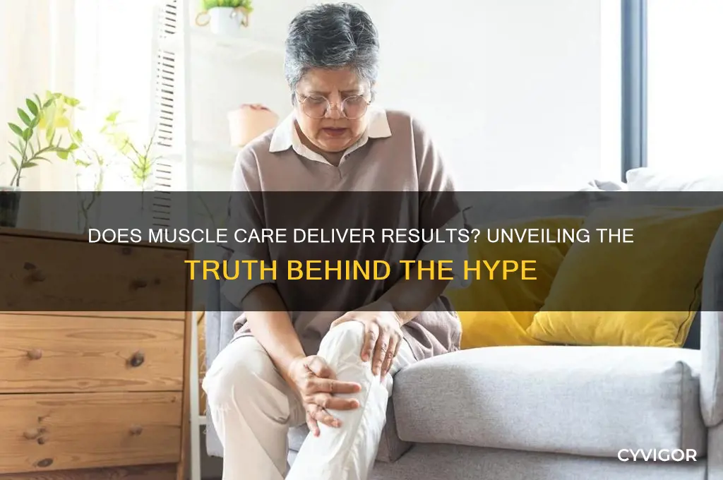 does muscle care really work