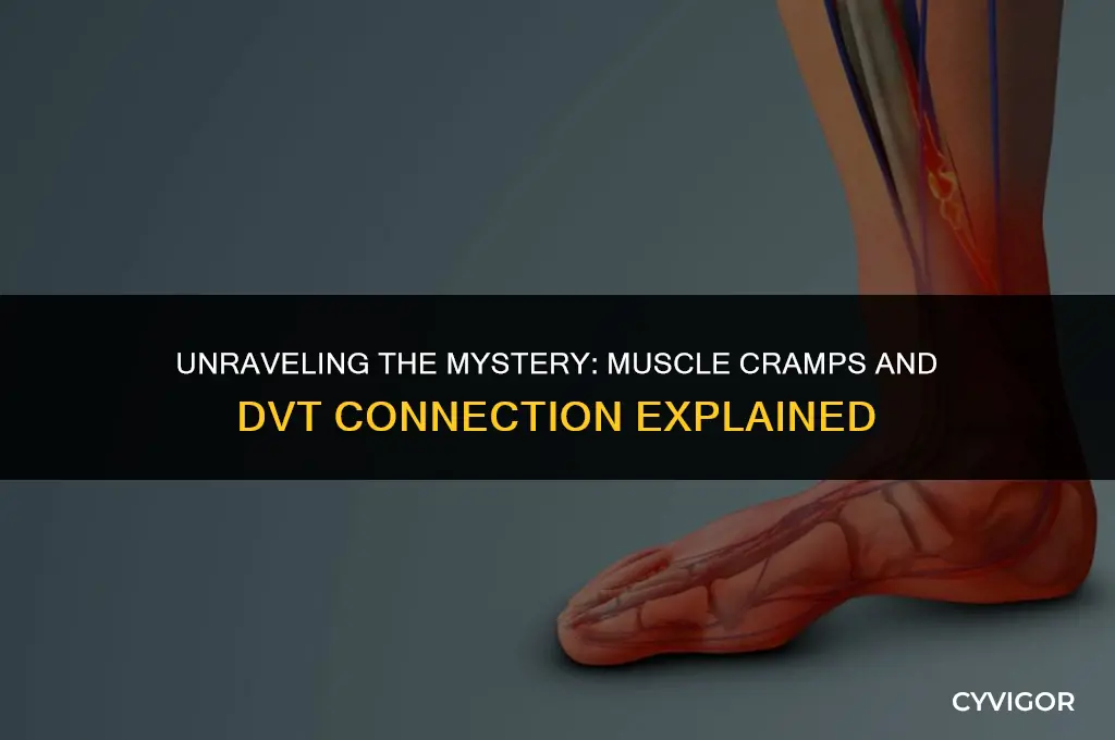 does muscle cramps mean dvt