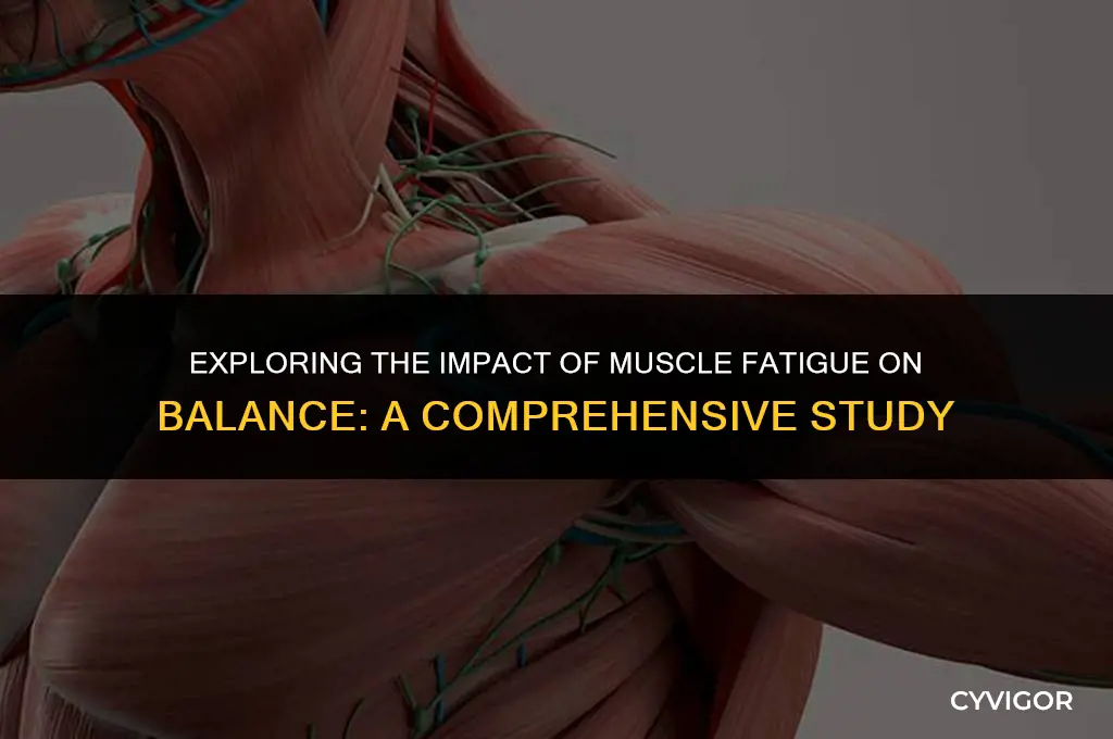 does muscle fatigue affect balance abstract